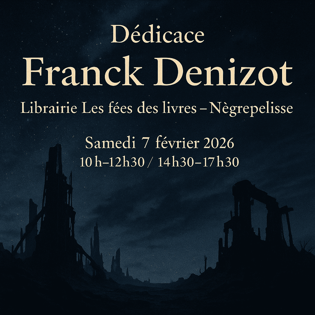 Dédicace de Franck Denizot à la librairie Les fées des livres, Nègrepelisse, 7 février